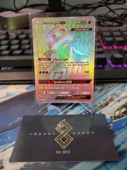 Nihilego GX 114/111 - S&M: Crimson Invasion Secret Rare - Pokemon TCG (LP) - Image 1