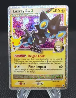 Luxray GL LV.X Celebrations: Classic Collection 109/111 Pokemon TCG NM-MINT - Image 1
