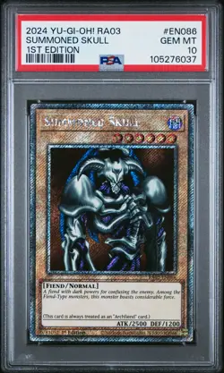 2024 YU-GI-OH! RA03-QUARTER CENTURY BONANZA 1ST ED #EN086 SUMMONED SKULL PSA 10 - Image 1