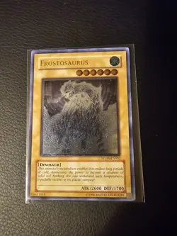 Yu-Gi-Oh! TCG Frostosaurus Ultimate Rare Unlimted Edition - Image 1