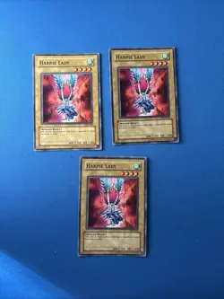 3x LP Harpie Lady - MRD-008 - Original Artwork Common - Unlimited Edition YuGi - Image 1