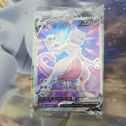 Sealed Mewtwo V SWSH229 Full Art Holo Promo Card Pokemon TCG Sealed Brand New - Image 1