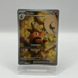 Pignite 097/086 Illustration Rare - White Flare English Pokemon Card - Near Mint - Image 1