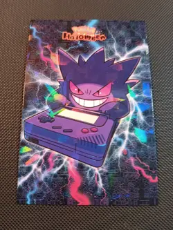 Pokemon 2025 Card Database Set Halloween Gengar Gameboy Cracked Ice Holo Peru - Image 1