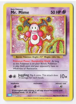 Mr. Mime 013/034 - Trading Card Game Classic - Classic Collection Holo NM - Image 1