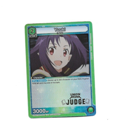 Union Arena Sword Art Online Yuuki UEPR/SAO-1-079 Judge Promo Foil Card NM - Image 1