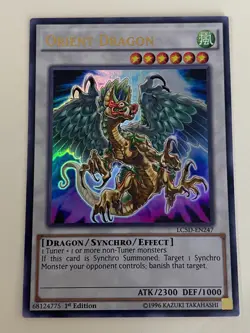 Yugioh - Orient Dragon - 1st Edition Ultra Rare NM - Free Holo Card - Image 1