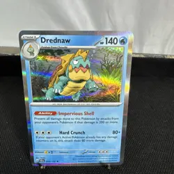 Drednaw 044/142 Sv07: Stellar Crown Reverse Holo Rare NM Pokemon Card 2024 - Image 1