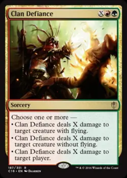 Clan Defiance - Light Play MTG Commander 2016 Edition - Image 1