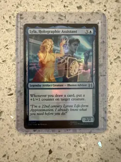 MTG Lyla, Holographic Assistant #7 Marvel's Spider-Man: Eternal-Legal Foil - Image 1