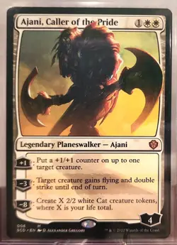 MTG Ajani, Caller of the Pride Starter Commander Decks Regular Mythic NM - Image 1