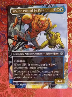 Extended SP dr, Piloted by Peni Marvel's Spiderman Magic The Gathering MTG card - Image 1