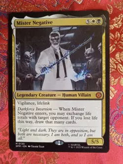 Mister Negative Marvel's Spiderman Magic The Gathering MTG rare card - Image 1