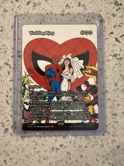 MTG Wedding Ring (Borderless) #7 Marvel Universe Eternal-Legal Regular - Image 1