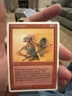 Disintegrate MTG Core Set 4th Edition Regular - Image 1