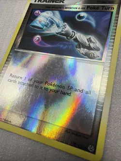 Team Galactic's Invention G-105 Poke Turn 118/127 Reverse Holo Pokemon Card LP - Image 4