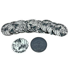 ZERAORA Silver Foil Official Pokemon TCG JUMBO Collector Coin 2" Lot Of 12 New - Image 1
