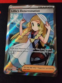 Pokemon Mega Evolution Lillie's Determination Full Art #169 - Image 1