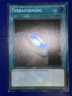 Yugioh! Terraforming - RA04-EN084 - Super Rare - 1st Edition Near Mint, English - Image 1