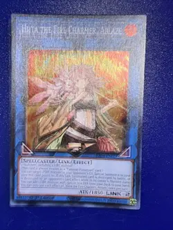 Yugioh! Hiita the Fire Charmer, Ablaze - RA04-EN074 - Super Rare - 1st Edition N - Image 1
