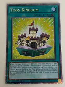 Yugioh Toon Kingdom x 3 - 1st QCR Quarter Century Secret Rare NM - Free Holo - C - Image 4