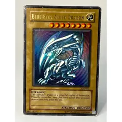Blue-Eyes White Dragon YuGiOh Ultra Rare 1996 SKE-001 Free Fast Shipping! - Image 1