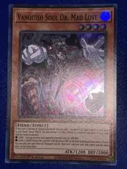 Yugioh! Vanquish Soul Dr. Mad Love - RA04-EN045 - Super Rare - 1st Edition Near - Image 1