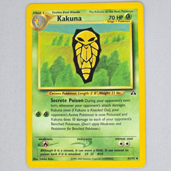 Kakuna 41/75 Neo Discovery Regular Uncommon Vintage Pokemon Card TCG English LP - Image 1