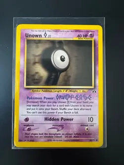 UNOWN I Neo Discovery Set 68/75 Common Pokemon Card Unlimited NM - Image 1
