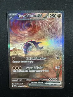 Great Tusk EX Scarlet & Violet Base Set Holo Card 246/198 Pokemon English - Image 1