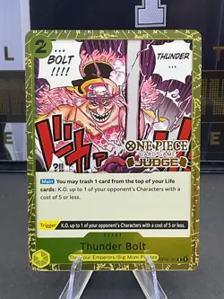 Thunder Bolt - OP03-121 - Judge Stamp Foil One Piece Card Game TCG English - Image 1
