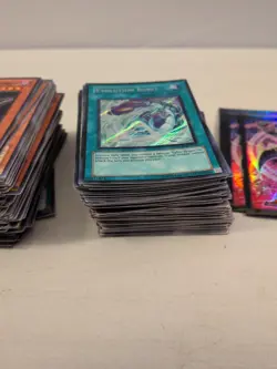 1990s Yu-Gi-Oh Cards Lot Of 160+ Vtg Trading Card Game Foils Hooks Unsearched - Image 5