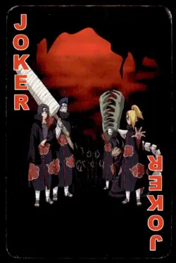 2007 Naruto Shippuden Shonen Jump Akatsuki Organization Poker Card #JOKER - Image 1
