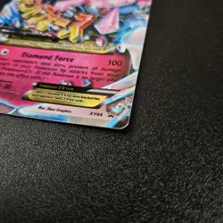 Pokemon TCG Mega Diancie EX Black Star Promo Holo Card XY44 - Image 2