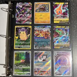 Pokemon Cards Huge Collection Binder COMIC Jumbo Alt Art Pikachu Charizard LOT C - Image 1