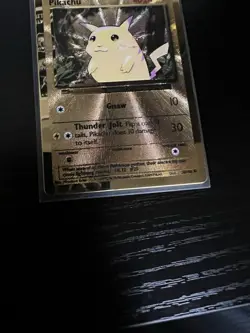 Pokemon TCG Celebrations Pikachu Gold Metal Card 58/102 - Image 2