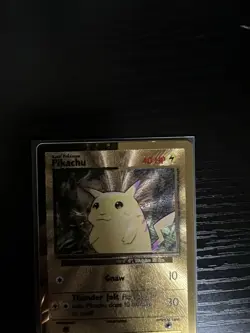 Pokemon TCG Celebrations Pikachu Gold Metal Card 58/102 - Image 3