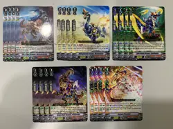 CARDFIGHT VANGUARD V-EB09 TACHIKAZE R AND C PLAYSET (4x EACH CARD) + 4 MARKERS - Image 2