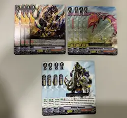 CARDFIGHT VANGUARD V-EB09 TACHIKAZE R AND C PLAYSET (4x EACH CARD) + 4 MARKERS - Image 3