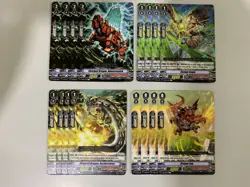 CARDFIGHT VANGUARD V-EB09 TACHIKAZE R AND C PLAYSET (4x EACH CARD) + 4 MARKERS - Image 4