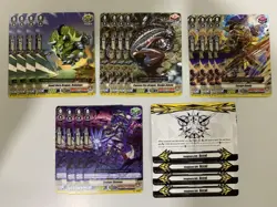 CARDFIGHT VANGUARD V-EB09 TACHIKAZE R AND C PLAYSET (4x EACH CARD) + 4 MARKERS - Image 5