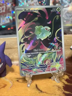 Bulbasaur Full Art Mega Evolutions Pokemon Card 133/132 Near Mint Condition Rare - Image 4