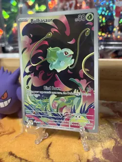 Bulbasaur Full Art Mega Evolutions Pokemon Card 133/132 Near Mint Condition Rare - Image 5