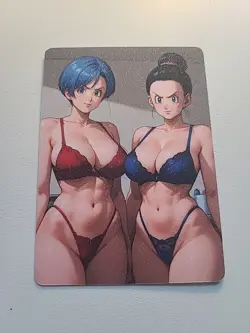 Dragon Ball Bulma and Chi-chi Anime Waifu Trading Cards - Image 1