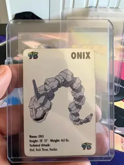 KFC promo 1998 Nintendo Pokemon Onyx Mini Card #95 vintage applause - Image 2