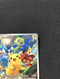 Pikachu 027 SVP Pokemon Center Stamped Stamp Paldea Promo Card: Fast Shipping - Image 5