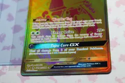 Hidden Fates Gold Tapu Lele GX Full Art Holo Pokemon Card - SV94/SV94 Mint - Image 3