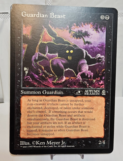 Guardian Beast 3rd Place Arena Autumn Season Oversized Jumbo Promo MTG OS17 - Image 1