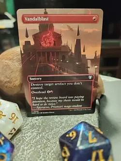 MTG Vandalblast - Borderless art - Commander Masters #0646 - Image 1