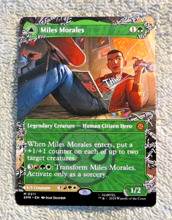 Eddie Morales Ultimate Spider-Man 0211 Mythic Borderless - Magic MTG Spider-Man - Image 1